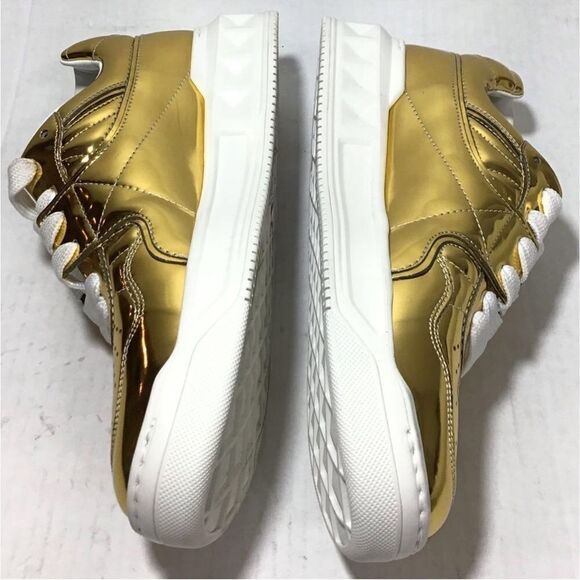 Valentino Garavani One Stud Low-Top Lace Up Sneakers Size 40/10 - Picture 9 of 16